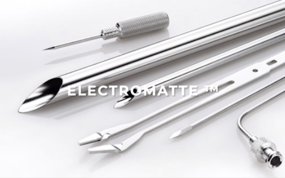 ElectroMatte™ Provides All the benefits of Electropolishing, without the reflectivity