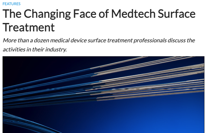 MPO on the Changes in the Medtech Surface Treatment Industry