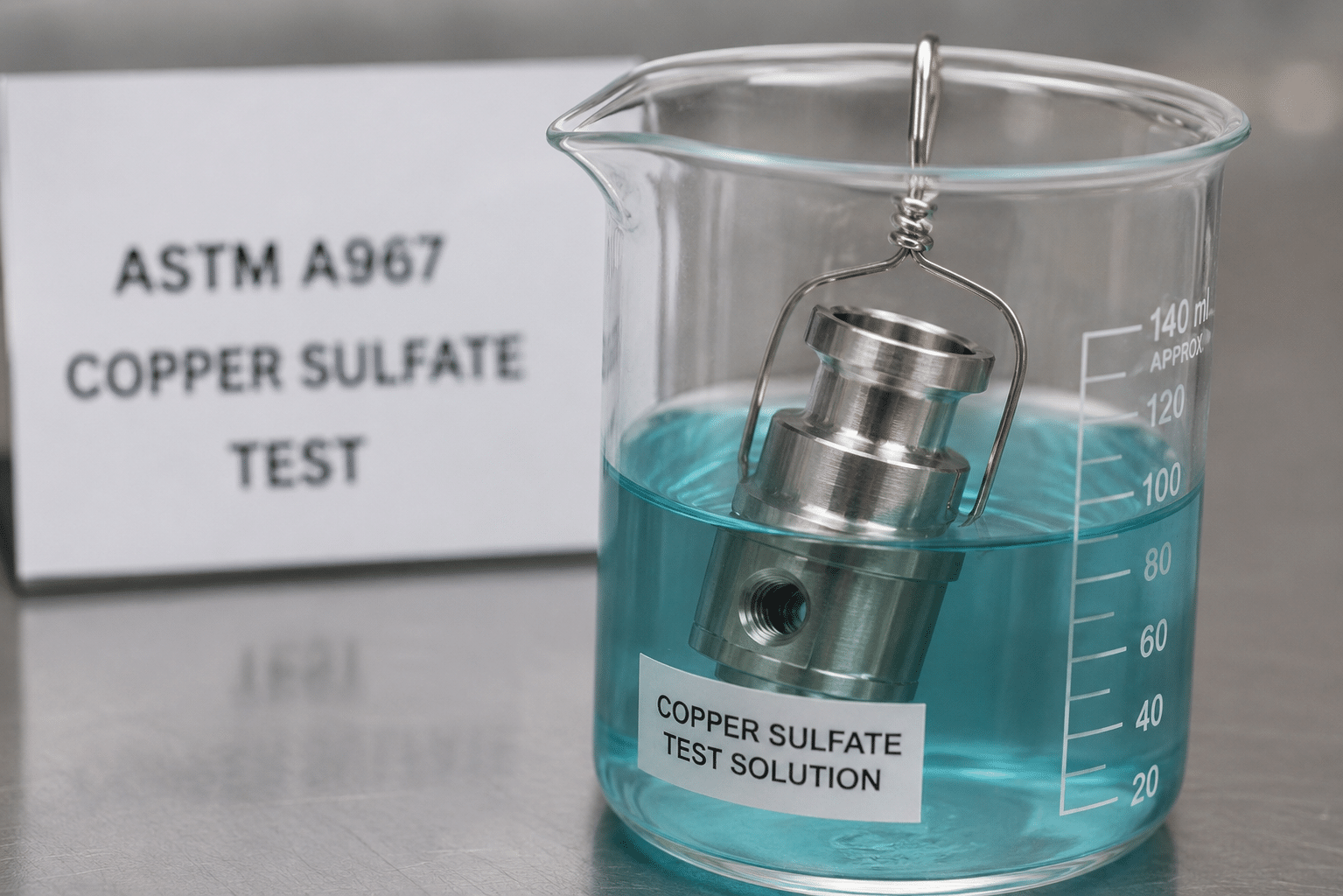 Understanding ASTM A967 Acceptance Tests: How Passivation Quality Is Verified astm copper slfate test image Understanding ASTM A967 Acceptance Tests: How Passivation Quality Is Verified